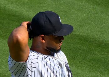 Camilo Doval imploded in the 11th inning in the Yankees' 6-2 loss to the Tigers in New York, July 1, 2026.