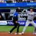 Cody Bellinger appeals after caught stealing base in the fourth in the Yankees' 1-0 win over the Phillies, Philadelphia, July 24, 2026.