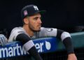 Cody Bellinger exited with a hamstring injury during the Yankees' 3-1 win over the Phillies, Philadelphia, July 25, 2026.