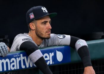 Cody Bellinger exited with a hamstring injury during the Yankees' 3-1 win over the Phillies, Philadelphia, July 25, 2026.