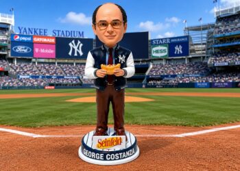The Yankees announced that Aug. 27, 2026, will be George Costanza Calzone Bobblehead Night at Yankee Stadium. It is the third figure in what has become an annual collaboration with the world of "Seinfeld."