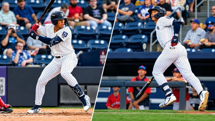 Yankees top prospect George Lombard Jr. hits a home run in the Triple-A RailRiders 7-6 win over Worcester, PNC Field, July 17, 2026.