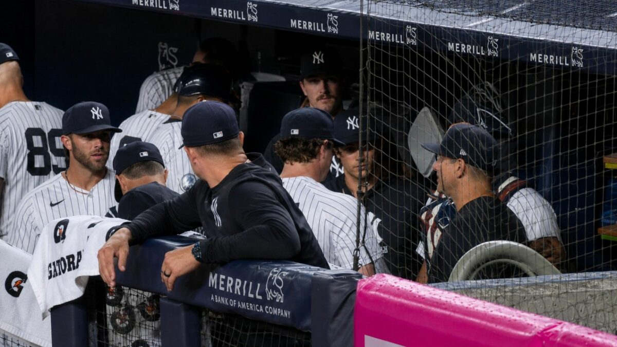 Gerrit Cole had a tense moment with Aaron Boone after manager wanted him to replace after the fourth inning in the Yankees' 5-2 win over the Twins in New York, July 3, 2026.