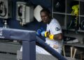 Jazz Chisholm Jr. exited the game with toe injury in the Yankees' 6-1 loss to the Twins in New York, July 5, 2026.