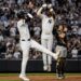 Jazz Chisholm reacts after hitting his second home run in the Yankees' 8-5 win over the Pirates, New York, July 20, 2026.