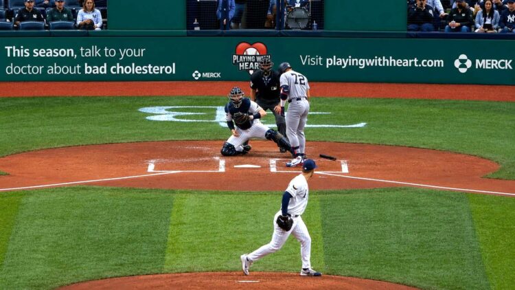 Jose Caballero dropped his bat even before the ball was thrown in the second during the Yankees' 6-4 loss to the Rays in Tampa, July 7, 2026.