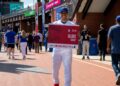 Former Yankees and current Mets slugger is at MLB All-Star games in Philadelphia on July 13, 2026.