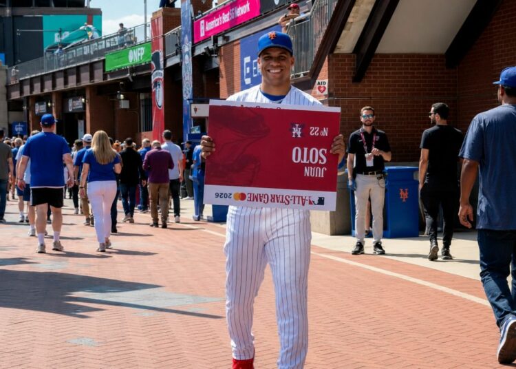 Former Yankees and current Mets slugger is at MLB All-Star games in Philadelphia on July 13, 2026.