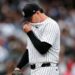 Ryan Weather vomited multiple times during his outing in the Yankees' 6-1 loss to the Twins in New York, July 5, 2026.