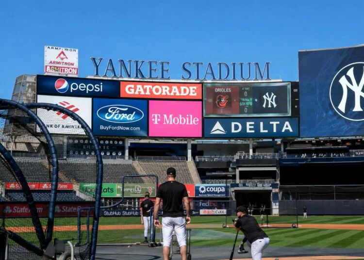 Many players missed pre-game workout due to food-poisoning before the Yankees' 6-2 loss to the Tigers in New York, July 1, 2026.