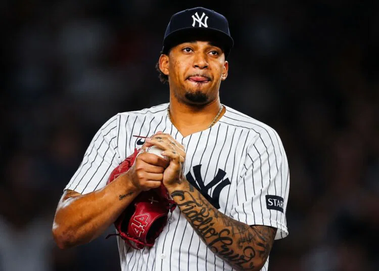 Despite a good show, Yovanny Cruz was demoted after the Yankees' 6-2 loss to the Tigers in New York, July 1, 2026.