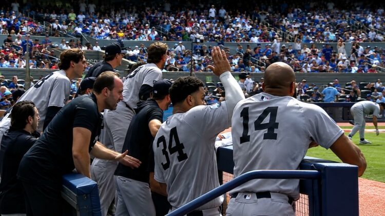 Ben Rice's extra-inning home run gave the Yankees' 4-3 win over the Blue Jays, Toronto, August 16, 2026.