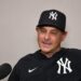 Manager Aaron Boone speaks to reporters after the Yankees' 4-1 loss to the Blue Jays, Toronto, August 15, 2026.