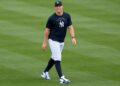 Aaron Judge resumed running after a third scan cleared him for light activity, New York, August 6, 2026.