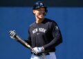 Yankees captain Aaron Judge is set to start hitting practices this week. Aug. 20, 2026.