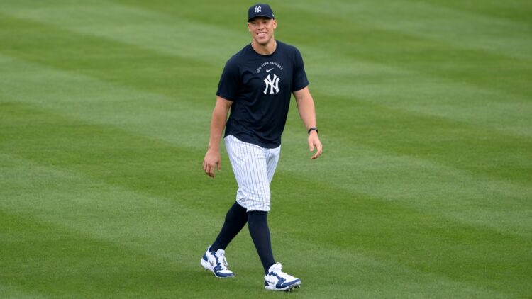 Aaron Judge resumed running after a third scan cleared him for light activity, New York, August 6, 2026.