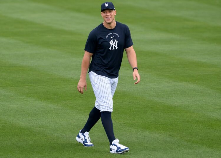 Aaron Judge resumed running after a third scan cleared him for light activity, New York, August 6, 2026.