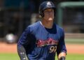 Yankees slugger Aaron Judge in Triple-A Scranton/Wilkes-Barre RailRiders jersey in 2016.