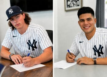 Yankees pitching prospects Antonio Gomez and Xavier Rivas.