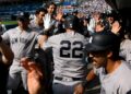 Ben Rice's extra-inning home run gave the Yankees' 4-3 win over the Blue Jays, Toronto, August 16, 2026.