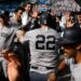 Ben Rice snaps skid with a Yankees first that arrives at perfect time and saves Boone’s bet