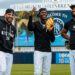Jose Caballero, Jazz Chisholm Jr., and Amed Rosario at the New York Yankees Spring Training camp in Tampa, Fl. Feb. 14, 2026.