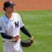 Cam Schlittler struck out 11 in 7 inning with 1 ER in the Yankees' 2-1 loss to the Braves, New York, August 9, 2026.