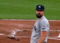 Carlos Rodon returned to the rotation from two-month IL stint in the Yankees' 3-1 win over the Orioles, Baltimore, August 19, 2026.
