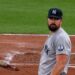 Carlos Rodon returned to the rotation from two-month IL stint in the Yankees' 3-1 win over the Orioles, Baltimore, August 19, 2026.