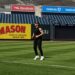 Cody Bellinger is at Yankees Stadium doing training, New York, August 14, 2026.