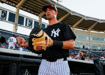 New York yankees prospect Eric Genther at Tampa in 2026.