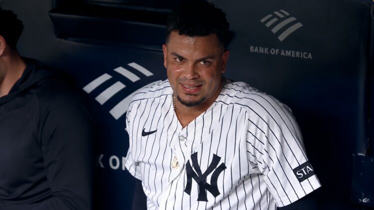 Fernando Cruz is visibly upset after giving a homer in the Yankees' 9-7 loss to the Astros, New York, August 26, 2026.