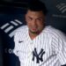 Fernando Cruz is visibly upset after giving a homer in the Yankees' 9-7 loss to the Astros, New York, August 26, 2026.