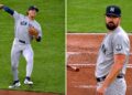 Carlos Rodon made an NSFW praise for George Lombard Jr. following his defensive play in the fourth in the Yankees' 3-1 win over the Orioles, Baltimore, August 19, 2026.