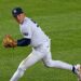 George Lombard Jr. is in action at shortstop during the Yankees' 3-2 walk-off win over the Braves, New York, August 7, 2026.