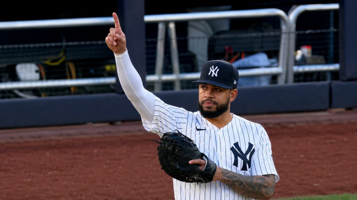Luis Garcia Jr. hit a home run and made a double play in his Yankees debut, New York, August 04, 2026.