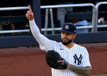 Luis Garcia Jr. hit a home run and made a double play in his Yankees debut, New York, August 04, 2026.
