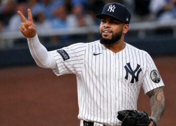 Luis Garcia Jr. hit a home run and made a double play in his Yankees debut, New York, August 04, 2026.