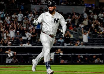 Luis Garcia Jr.'s grand slam played a pivotal role in the Yankees' 9-3 win over the Astros, New York, August 27, 2026.