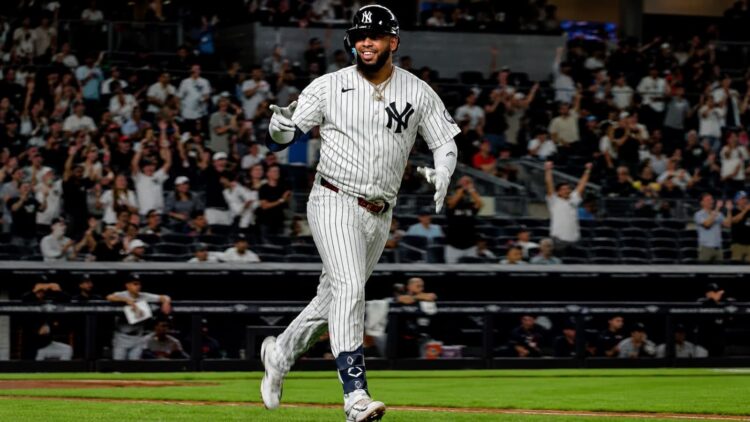 Luis Garcia Jr.'s grand slam played a pivotal role in the Yankees' 9-3 win over the Astros, New York, August 27, 2026.