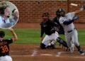 Michael Kay reached for a wild phrase to describe a Yankees rally led by Heliot Ramos in the sixth in the Yankees' 6-1 win over the Orioles, Baltimore, August 20, 2026.