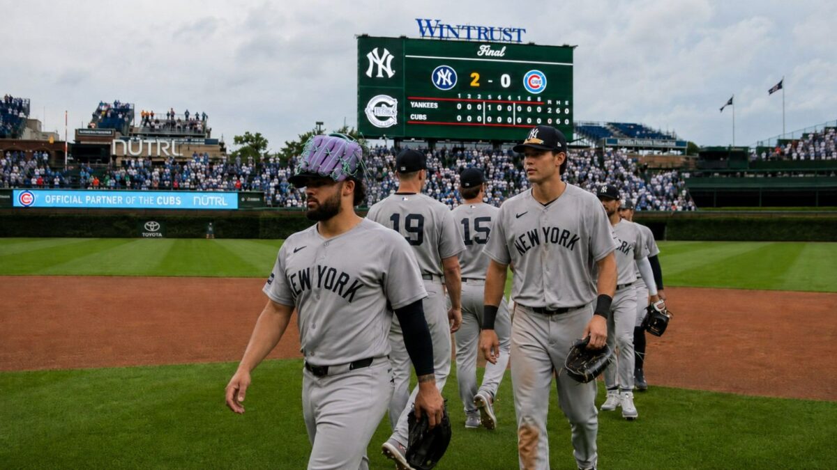 The New York Yankees beat the Chicago Cubs 2-0 at Wrigley Field, July 31, 2026.