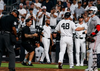 Paul Goldschmidt hit in the only home run in the Yankees' 1-0 win over the Red Sox, New York, August 28, 2026.