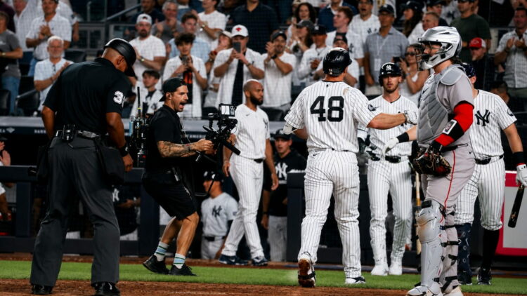 Paul Goldschmidt's home run was the only RBI in the Yankees' 1-0 win over the Red Sox, New York, August 28, 2026.