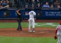 Ryan McMahon tossed his bat in anger after going down swinging in the sixth and bases loaded. The Yankees lost 3-1 to the Cardinals. New York, August 5, 2026.