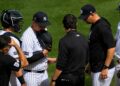 Ryan Weathers exited the game in the fourth with forearm injury in the Yankees' 4-3 loss to the Blue Jays, New York, August 22, 2026.