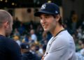 Spencer Jones hit his second back-to-back home run against a lefty in the Yankees' 5-2 loss to the Cubs at Wrigley Field, Chicago, August 1, 2026.