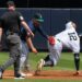 Trent Grisham was tagged after a strange jump at second base in the Yankees' 1-0 loss to the Mariners, New York, August 13, 2026.
