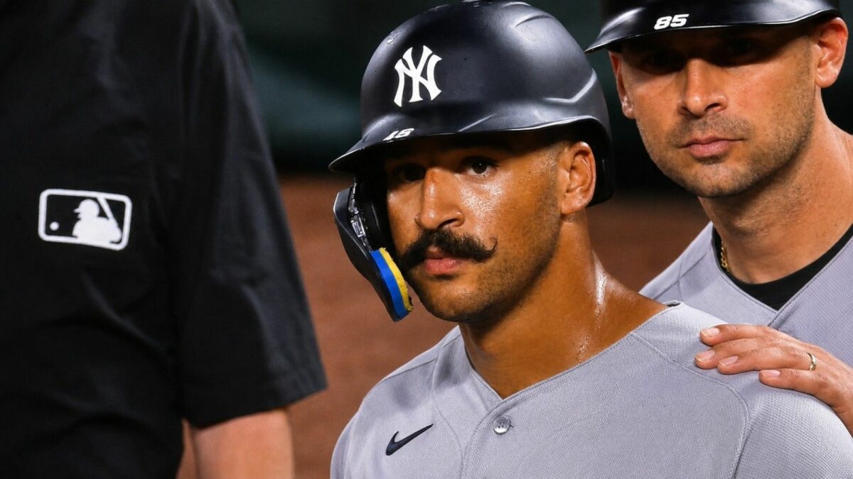Trent Grisham's three RBIs gave the Yankees' 3-1 win over the Orioles, Baltimore, August 19, 2026.