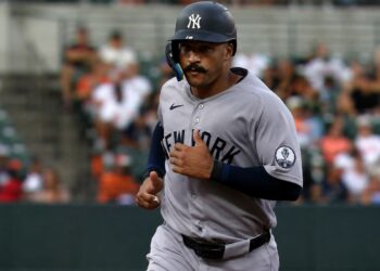 Trent Grisham's three RBIs gave the Yankees' 3-1 win over the Orioles, Baltimore, August 19, 2026.